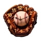 thumbnail image 2 of Reloj de pared con diseño de guante de béisbol, de 25 cm, de madera, silencioso, fácil de leer y sin , con motivo deportivo para decoración del, 2 of 5