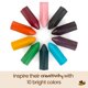 thumbnail image 5 of Crayons Honeysticks triangulares de cera de abejas 100% pura, paquete de 10, 5 of 6