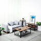 thumbnail image 4 of Mesa de centro metal madera enrejada 106x60, 4 of 4