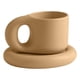 thumbnail image 3 of Taza De Cerámica Manija Gorda Taza De Café Taza De Bebida Marrón, 3 of 5