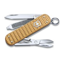 Victorinox - Navaja Pequeña Classic Precious Alox Dorado