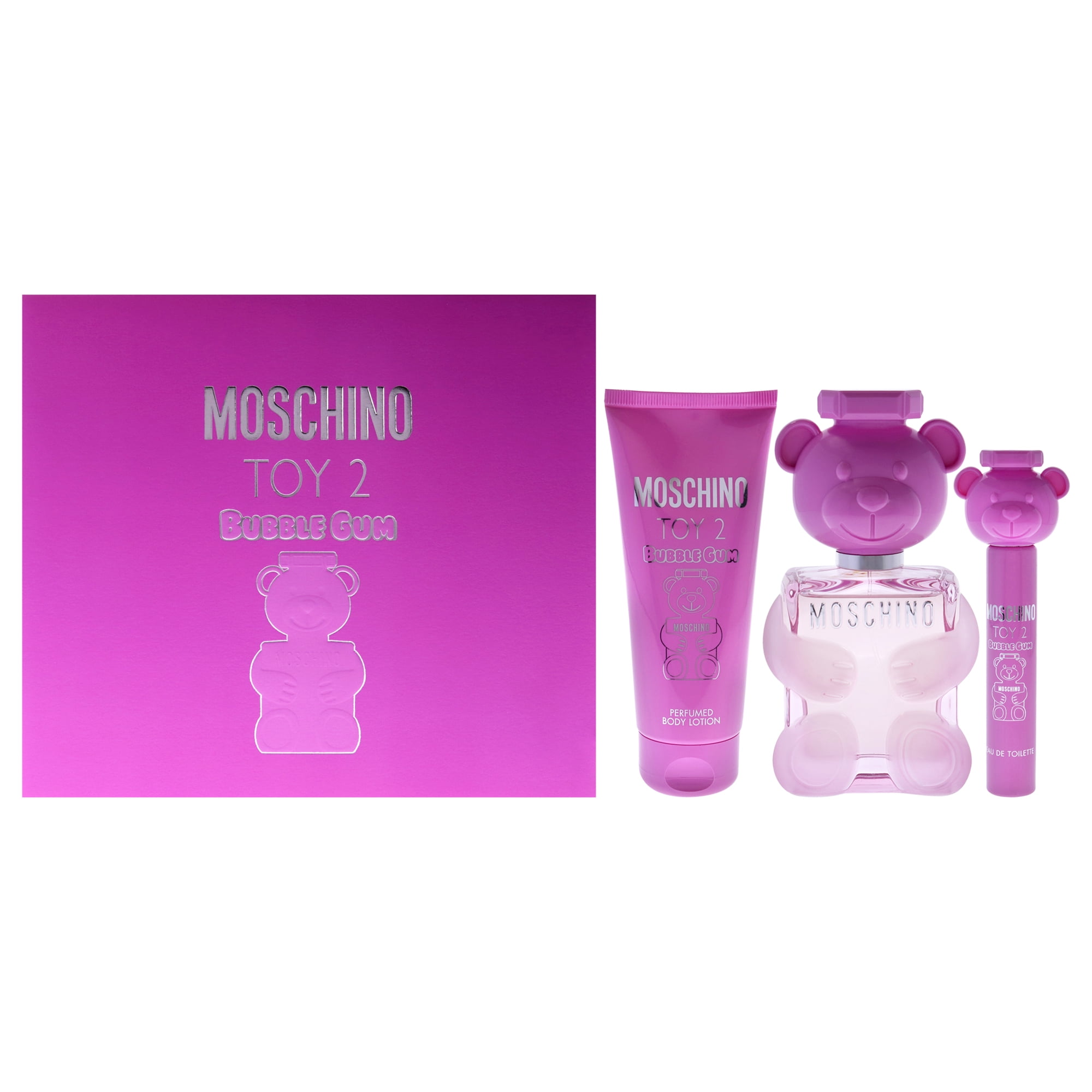 Set De Regalo Perfume Moschino Chicle Edt Spray Y Loción Corporal