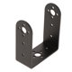 thumbnail image 3 of Soporte De Acero Inoxidable Soporte De Engranaje De Dirección Estándar Soporte Largo En U Negro, 3 of 5