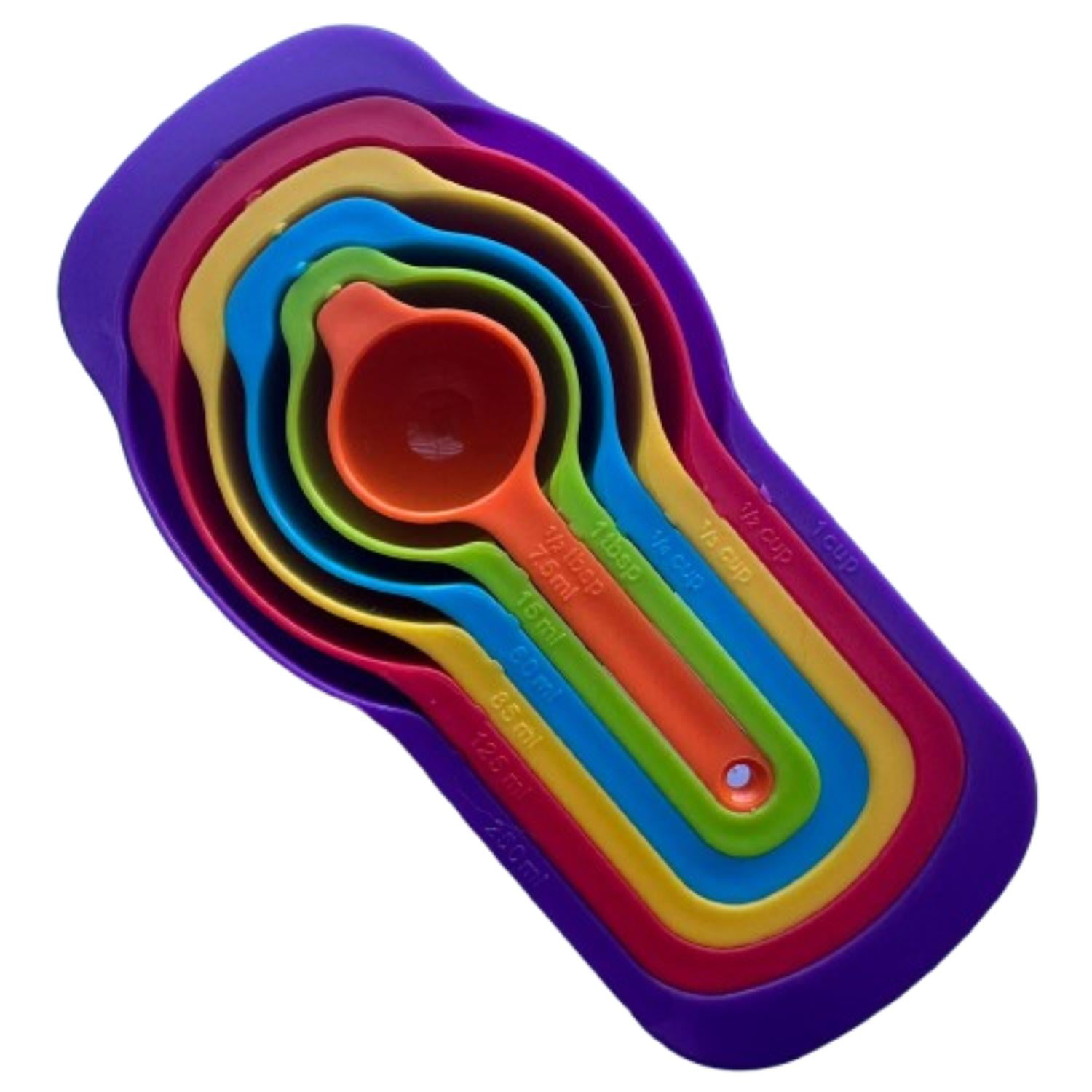 Casa & Ideas - Set 6 Cucharas Medidoras Grandes Blanco