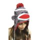 thumbnail image 2 of Gorro Pennington Bear Company de punto y peluche rosa para adulto, 2 of 3