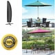 thumbnail image 2 of Funda para sombrilla de jardín de 265 cm, impermeable, color negro, 2 of 5