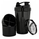 thumbnail image 1 of Vaso Mezclador Suplementos 500ml Compartimientos, 1 of 3