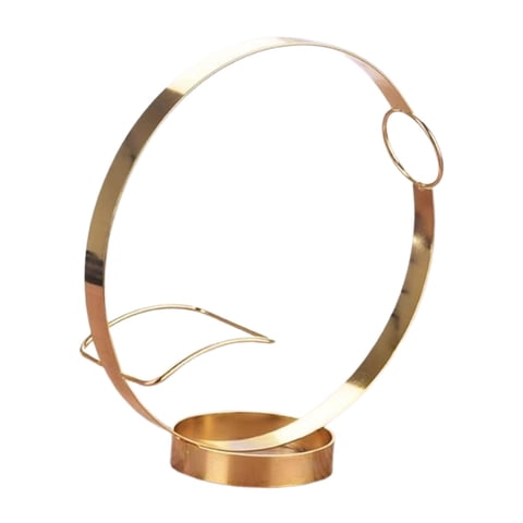 Bothyi - Soporte Para Botella De Vino De Hierro En Forma De Esfera Para Gabinete Comedor Oranments Aureate