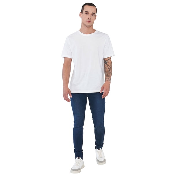 Jeans Hombre Super Skinny Color Raw Corona