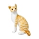 thumbnail image 2 of Juguete De Peluche De Gato Para Decoración De Habitación Infantil, Mu?eco De Gato Acurrucable Para Adultos, Ni?os Y Ni?as, Amarillo, 20 Cm, 2 of 5