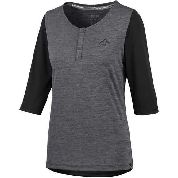 Polera IXS Mujer Carve X Henley Grafito L
