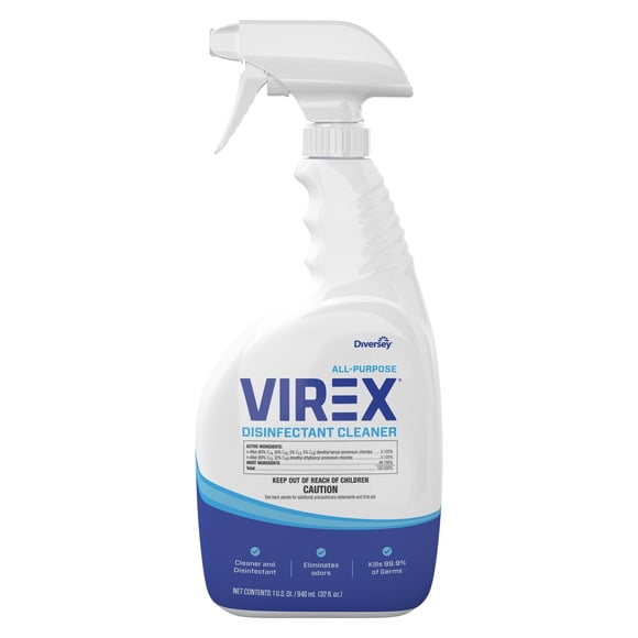 Limpiador desinfectante VIREX Diversey CBD540540 Lemon Scent 1L