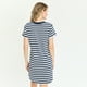 thumbnail image 3 of Camisa de Dormir New Rayas Azul, 3 of 4