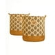 thumbnail image 1 of Pack De 2 Canastilloss De Yute Para Ropa 40cmx50cm Con Diseño 1, 1 of 4