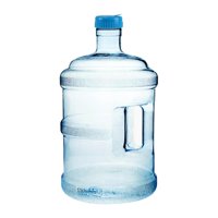 Magideal - Botella Dispensadora De Agua Espesada, Contenedor De Galones Con Asa, Cubo Redondo De Barril De Agua Mineral Para Emergencias Al Aire Libre , 18.9L