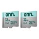 thumbnail image 3 of Tarjeta MicroSDHC onn 32GB Clase 10 U1 Pack 2 Adaptador, 3 of 3