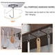 thumbnail image 2 of Adhesive Hooks for Hanging, Heavy Duty Wall Hooks 20 Pack, Stainless Steel, 2 of 3