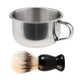 thumbnail image 1 of Cepillo de afeitar para hombres Copa de afeitar inoxidable Taza Copa Salón Barbero Set de afeitado para barba, 1 of 5
