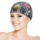 thumbnail image 5 of Motel Transylvania Gorro de Natación de Licra, Gorro de Baño de Tela Cómoda, Gorro Elástico Antideslizante para Hombres, Mujeres y Niños, 5 of 6