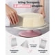 thumbnail image 4 of Juego de tocadiscos Kootek de aluminio con 12 soportes para tartas y herramientas, 4 of 6