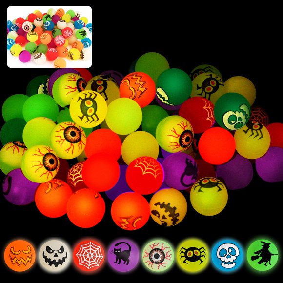 Bouncing Balls SpringFlower 72 que brillan en la oscuridad Halloween