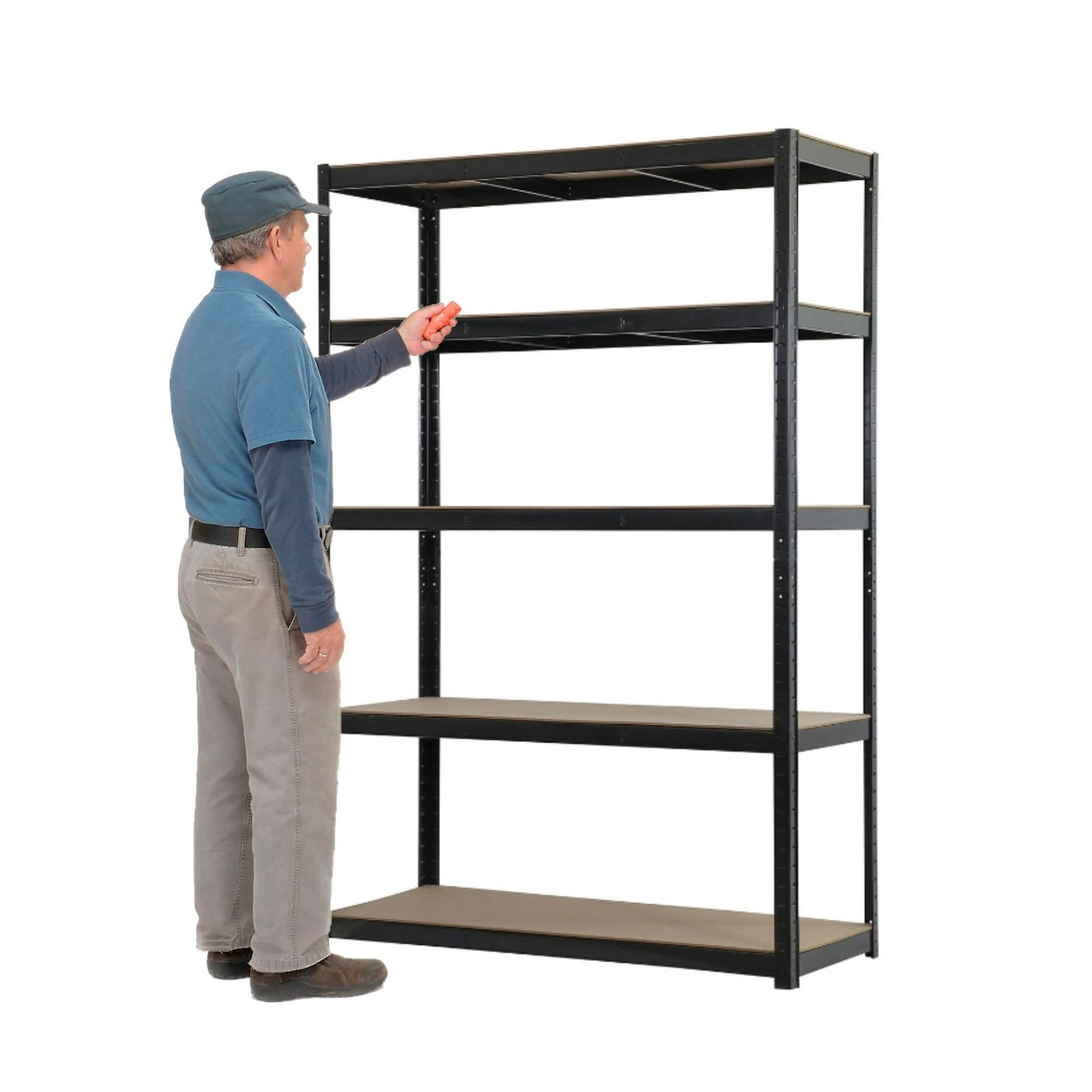 Prochef - Estante 120x45x180 Cm Acero Pintado 5 Band. 1325 Kg