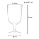 thumbnail image 3 of Set 10 Copas De Vino Copa Acrílico Transparente 6oz/177ml, 3 of 10