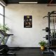 thumbnail image 5 of Letrero sala gimnasio terapia fitness vintage metal estaño hierro pintura decoración pared hogar club cueva hombre 30x20 cm, 5 of 6