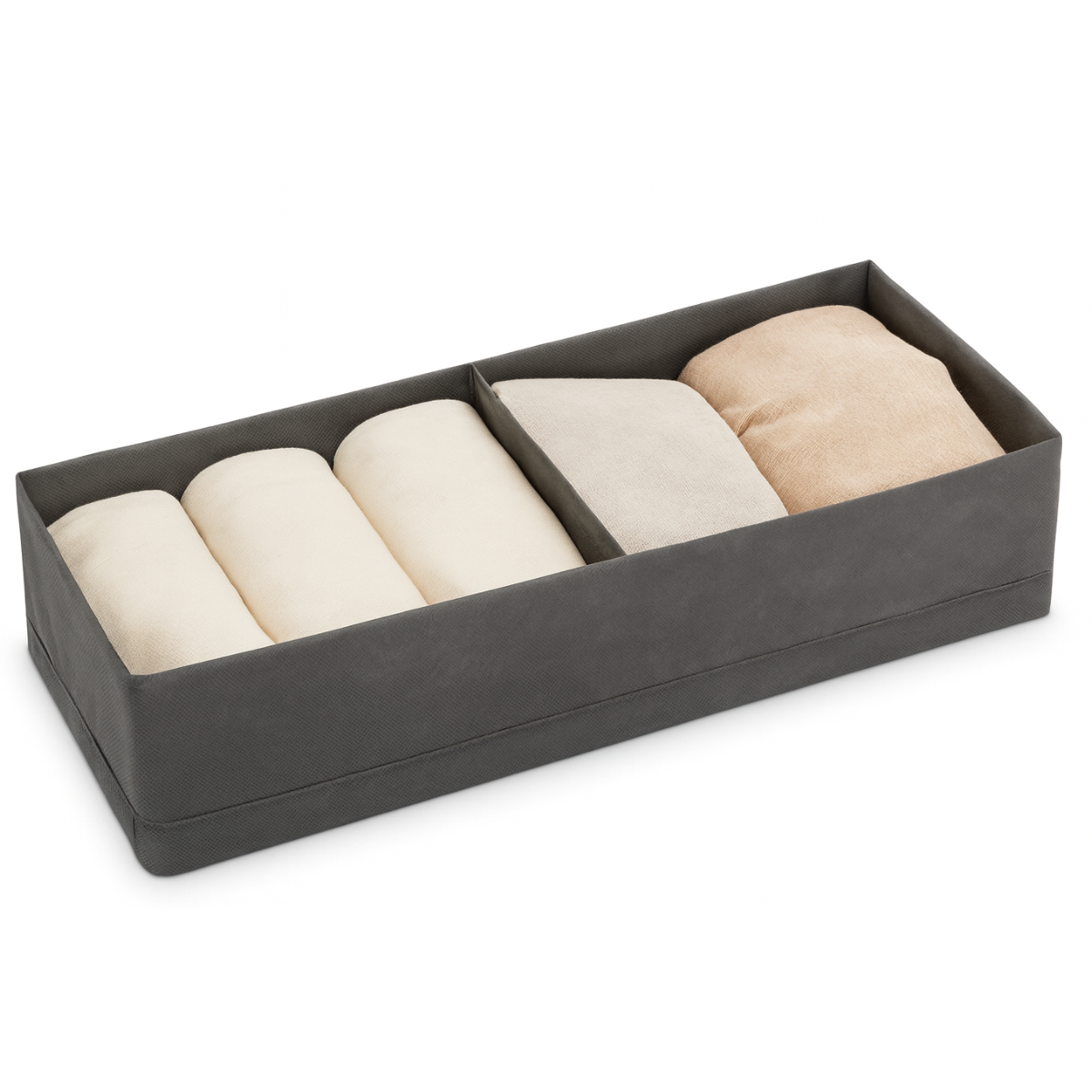 Genérica - Caja De Almacenamiento Organizador Ropa Multiuso 20X51X10Cm