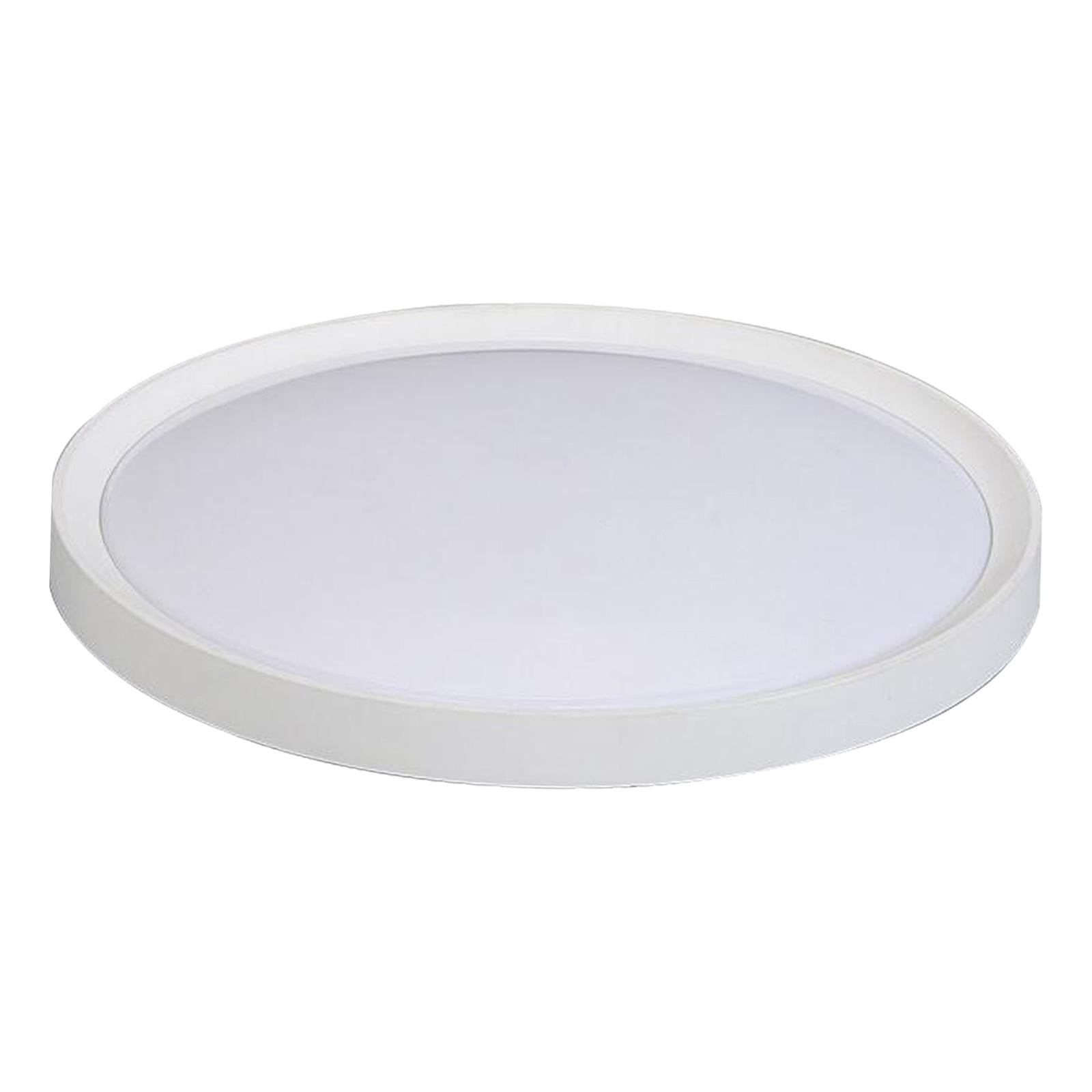 Magideal - Lámpara De Techo Led, Lámpara Blanca, Luz Suave, Lámpara De Techo Minimalista Para Baño, Lámpara De Techo Redonda Para Dormitorio, Porche, Bar Y 36w