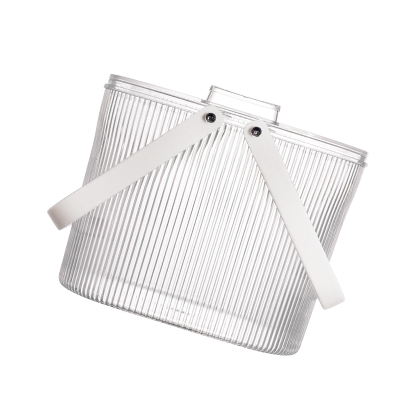 Magideal - Cubo De Hielo Para El Hogar, Cubo De Vino, Cubo De Almacenamiento, Multifuncional, Transparente Con Tapa Y Pequeño Para Champán, Vino, Camping, Sala