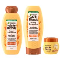 Set Para El Cuidado Del Cabello Garnier Whole Blends Honey Treasures, 3 Artículos