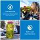thumbnail image 2 of Botella de agua Nalgene de boca ancha, 946 ml, sin BPA, duradera, 2 of 6