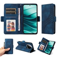 Carcasa Foxdock Xiaomi Redmi Note 14 Pro 5G De Cuero Pu, Diseño Acolchado Clásico, Protección Contra Caídas Y Rayones