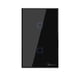 thumbnail image 1 of Interruptor de Pared WiFi Sonoff de 2 Canales + RF Color Negro, 1 of 2