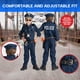 thumbnail image 3 of Disfraz de policía estadounidense para niños con camisa, pantalones y sombrero, 3 of 8