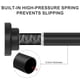 thumbnail image 3 of Cortina de ducha Tension Ausemku Never Rust (66-193 cm), color negro, 3 of 7
