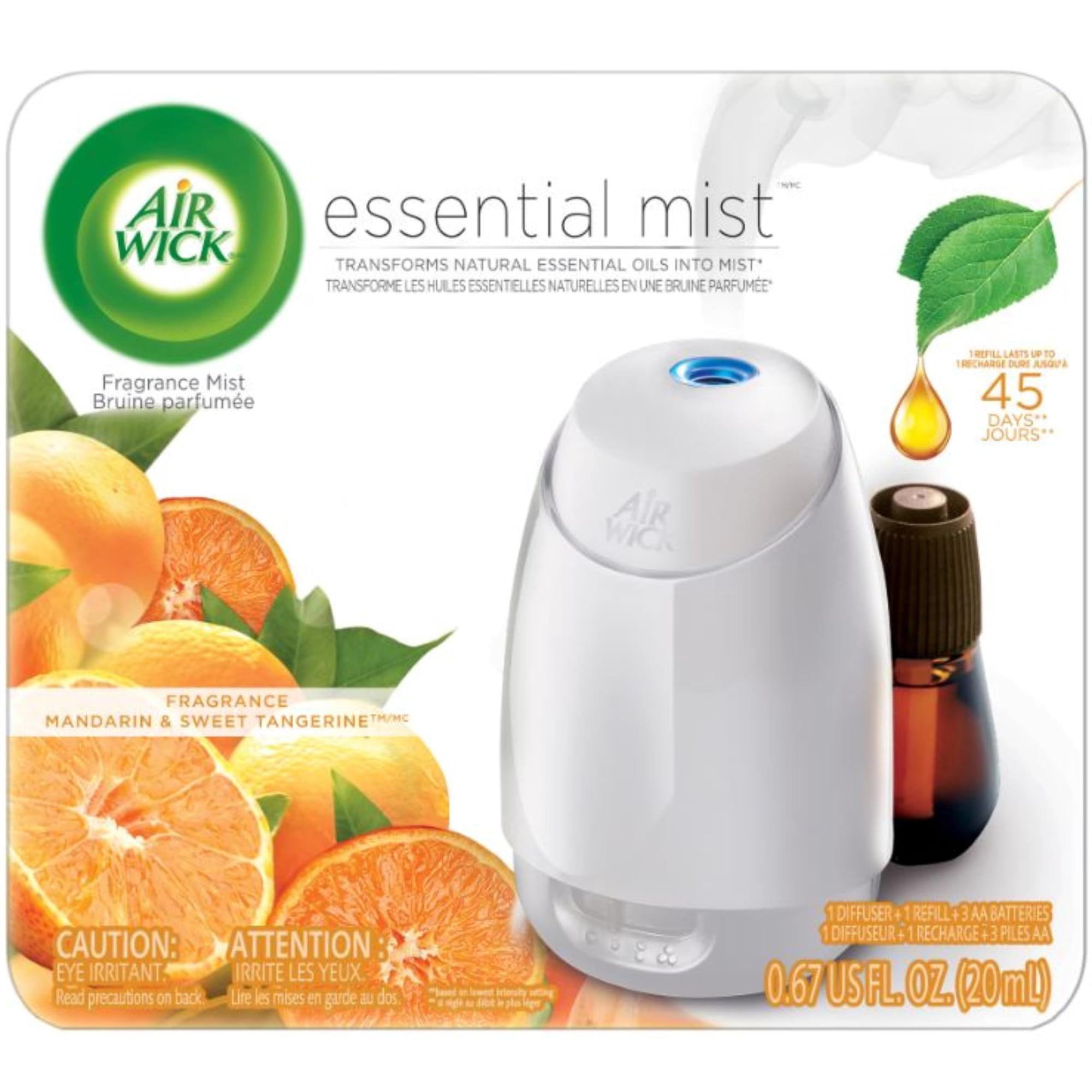 Difusor De Aceites Esenciales Air Wick Essential Mist Mandarin