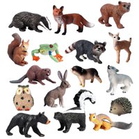 Bothyi - Figuras De Animales Del Bosque Cupcake Toppers Para Niños Niñas Niños Pequeños