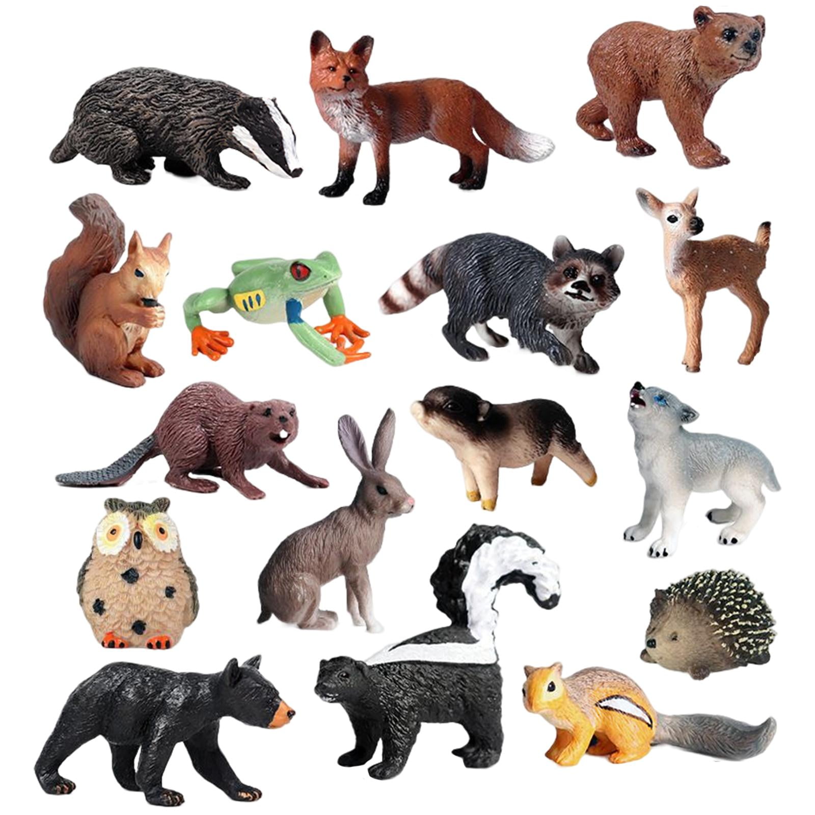 Bothyi - Figuras De Animales Del Bosque Cupcake Toppers Para Niños Niñas Niños Pequeños