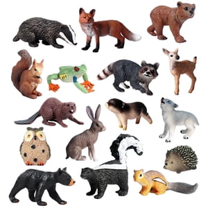 Bothyi - Figuras De Animales Del Bosque Cupcake Toppers Para Niños Niñas Niños Pequeños