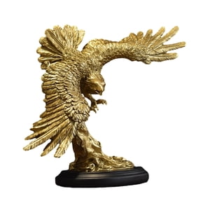Magideal - Estatua De Águila, Artesanía De Resina, Adorno De Águila, Escultura De Animal Para Pasillo, Escritorio, Mesa, Centros De Mesa, Colección De Estantería Estilo A