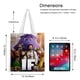 thumbnail image 5 of John Krasinski's IF MOVIE Bolso de tela con estampado de lienzo para mujer, bolsa de compras reutilizable y estética, con cremallera interior, regalo para mujer,38*45cm., 5 of 6