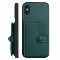 Foxdock Funda Para Iphone X Con Bloqueo Rfid - Diseño Elegante Con Cierre De Botón