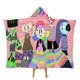 thumbnail image 1 of Mundo de Dandys Manta Capa con Capucha Anti-Bolitas, Manta de Lana Ártica Suave, Manta Portátil de Felpa Ligera y Lujosa, Poncho para Siesta en Casa y Oficina, 100*130cm, 1 of 6