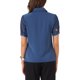 thumbnail image 3 of INSPIRE CHIC Camisa Abotonada para Mujer con Mangas Cortas Transparentes y Cuello en Punta para el Trabajo Talla L Azul Oscuro, 3 of 6