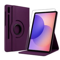 Mar Cases - Carcasa Funda Giratoria Para Tablet Samsung S9 Fe 10.9 Morado + Vidrio