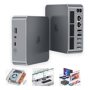 Genérico - Mini Pc Beelink Eqi12 Intel Core 12450H 24Gb 500Gb Dual Lan