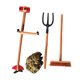 thumbnail image 4 of Accesorios De Decoración De Herramientas Agrícolas De Casa De Mu?ecas Para Horquillas De 4 Piezas De Micropaisaje, 4 of 5