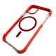 thumbnail image 4 of Carcasa Transparente Reforzada Magsafe Borde Color Para IPhone 16 Rojo, 4 of 4